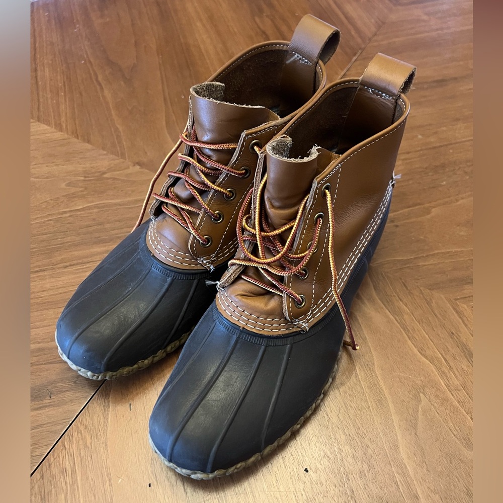 LL Bean Men's Bean Boots 6" Size 10